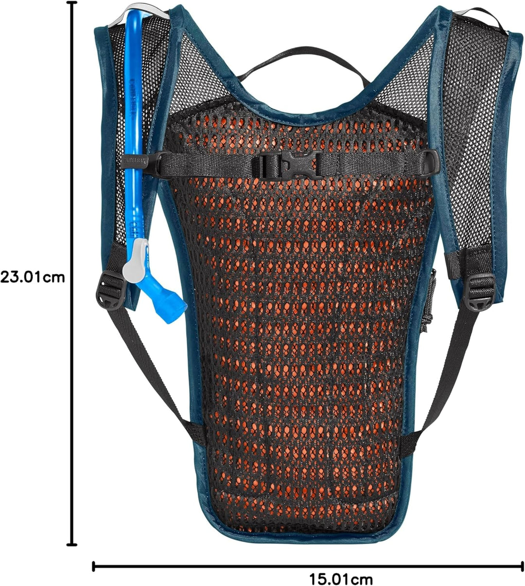 CamelBak Hydrobak Light Bike Hydration Backpack 50oz Gibraltar Marina/Schwarz Trinkrucksack, Gibralt