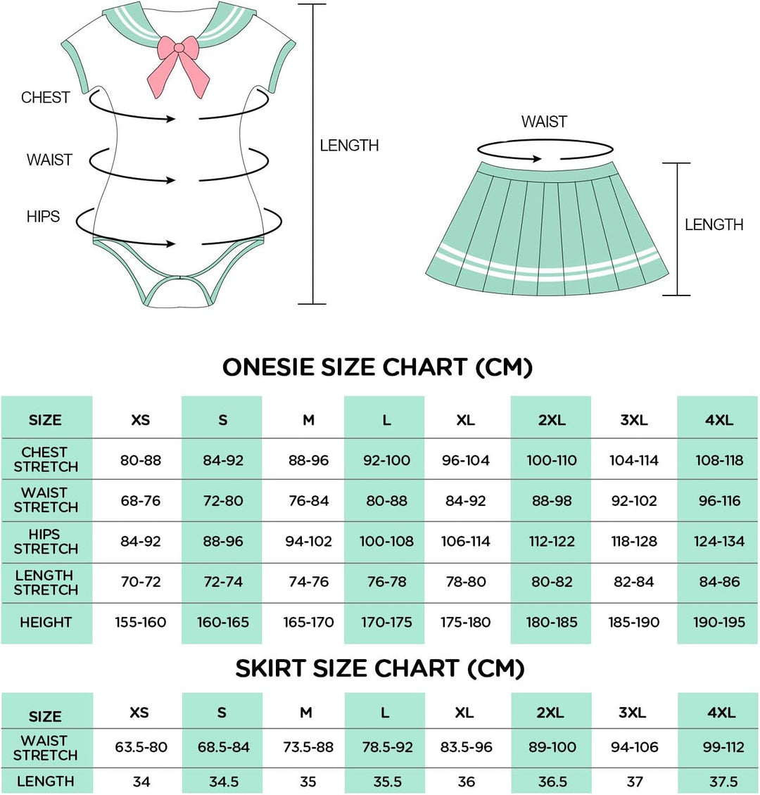 LittleForBig Baumwolle Strampler Onesie Pyjamas Bodysuit - Cosplay Magisches Mädchen Grün Strampelan