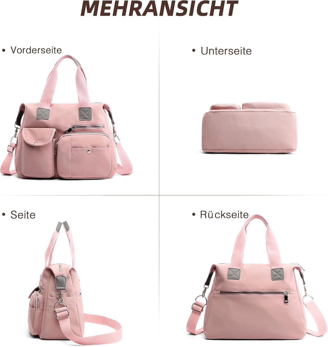 DIRRONA Elegant Damen Umhängetasche Gross Kapazität Handtasche Casual Reise Schultertasche Multi Tas