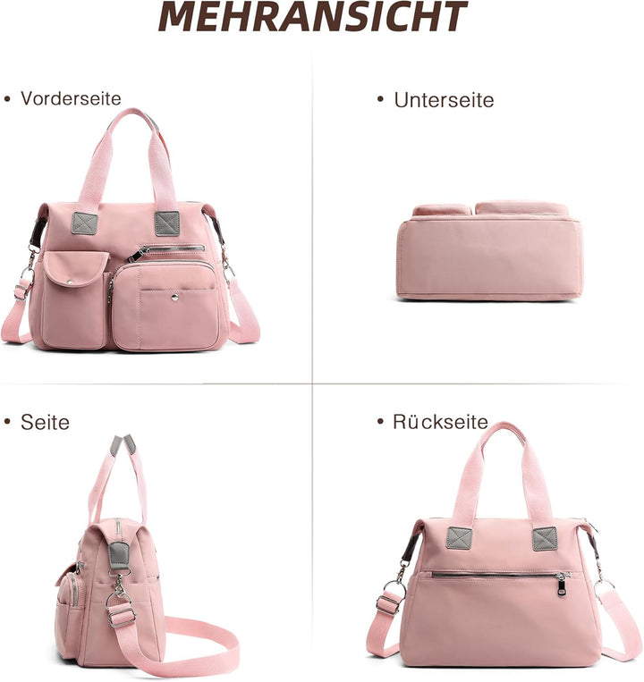 DIRRONA Elegant Damen Umhängetasche Gross Kapazität Handtasche Casual Reise Schultertasche Multi Tas
