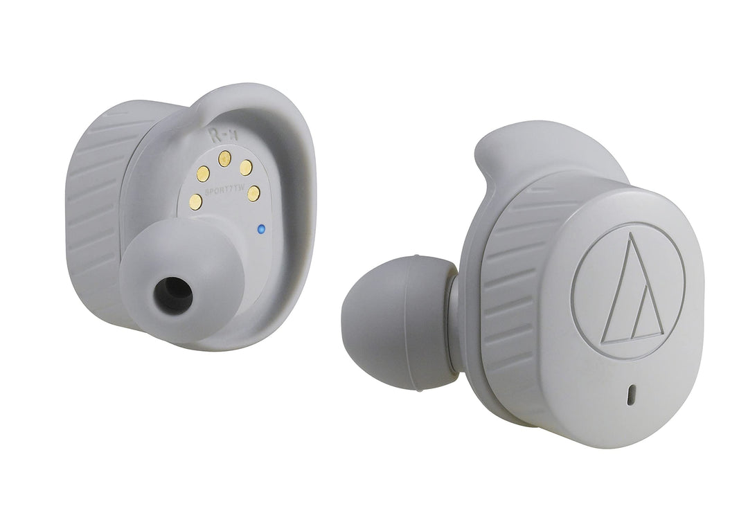 Audio-Technica ATH-SPORT7TW Wireless Sport-Kopfhörer - Grau, grau