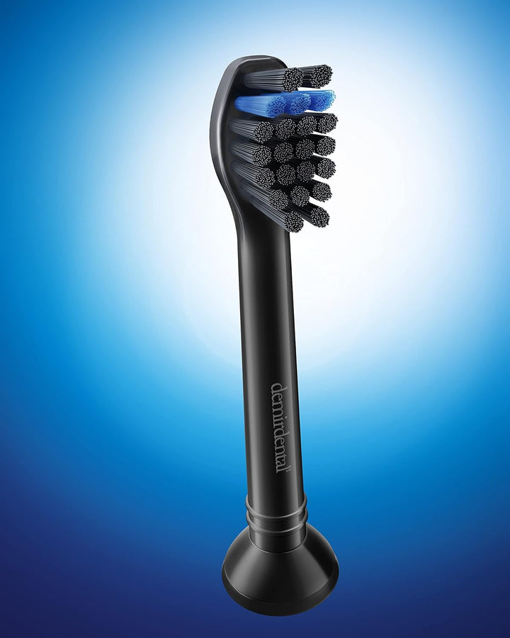 8er demirdental Ersatzbürsten passend für Philips Sonicare, Mini Aktivkohle Aufsätze & Aufsteckbürst
