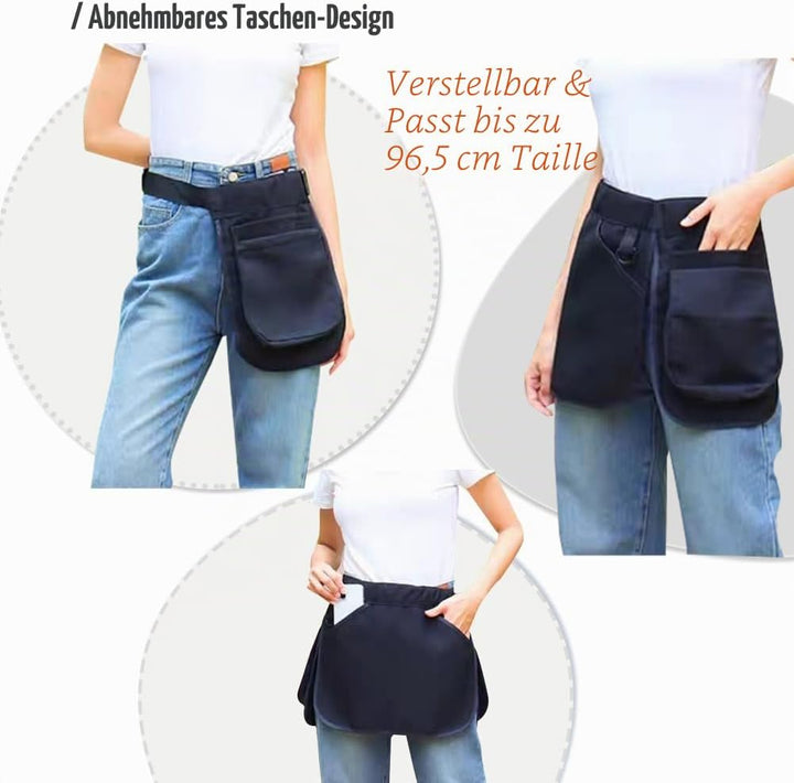 Hundetrainer-Leckerli-Tasche mit abnehmbaren Taschen, handfreier Taillengürtelclip, Hundeführer-Trai