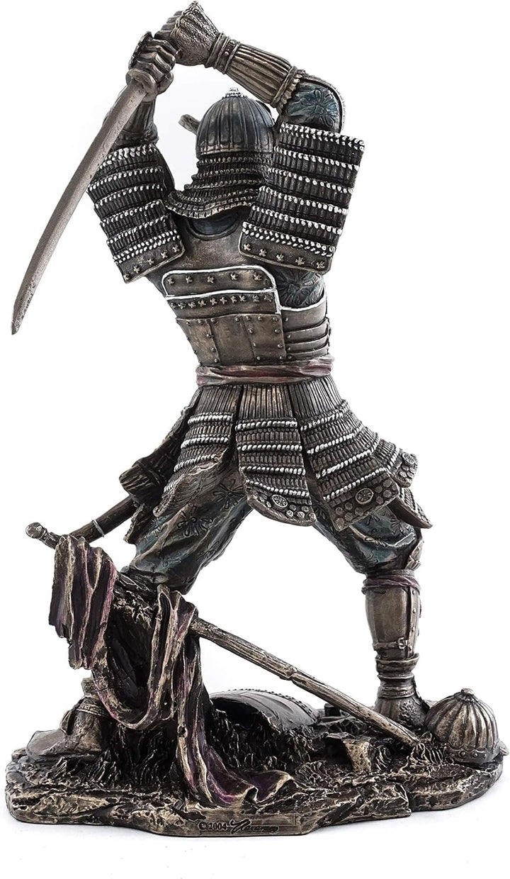 Veronese Samurai-Krieger in der Schlacht, japanische Statue, Figur