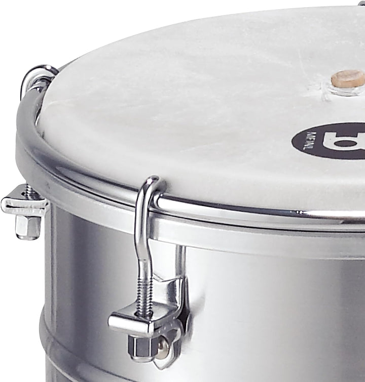 Meinl Percussion QW6 Aluminium Cuica, 15,24 cm (6 Zoll) Durchmesser, silber