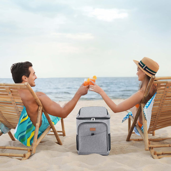 Lifewit 26L Kühlrucksack Thermo Rucksack Kühltasche Isolierte Cooler Bag Weich Doppeldecker für Pick