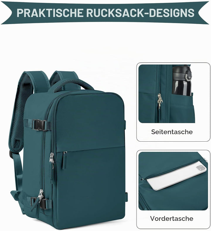 SZLX Vakuum Rucksack Ryanair Handgepäck 40x30x20 Wizzair Rucksack 40x20x25 für Ryanair Reiserucksack