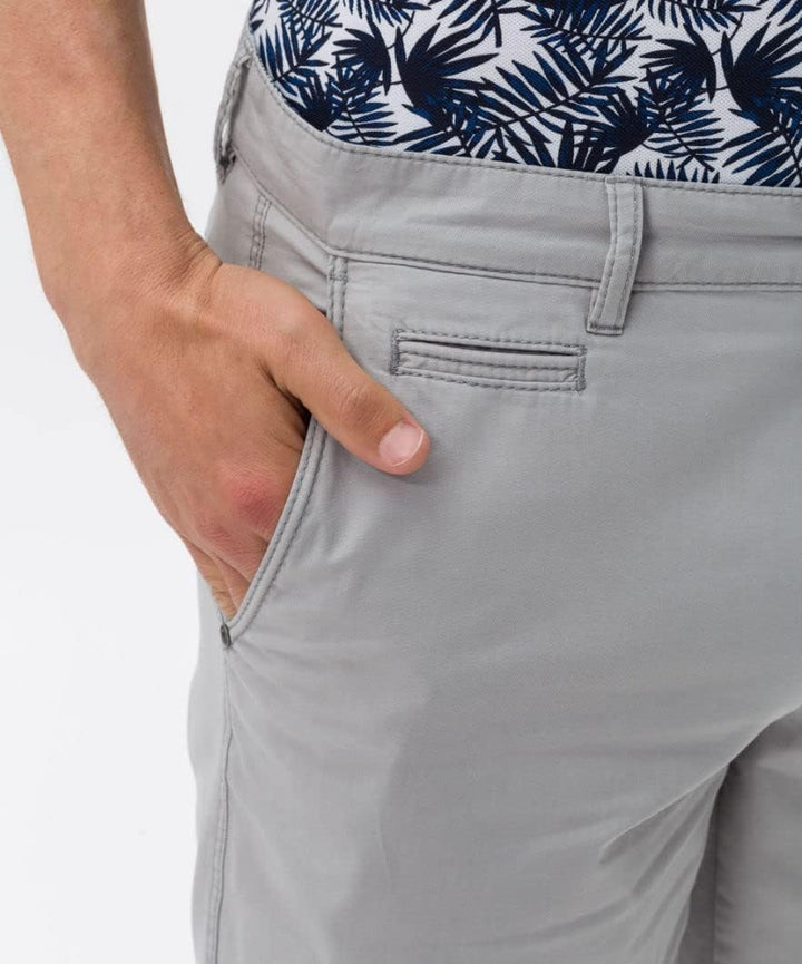 BRAX - Herren Bermuda in Leichter Baumwollqualität, Style Bari (82-6858) 34 Grau (Platin 08), 34 Gra