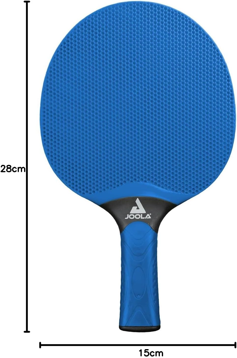 JOOLA Tischtennisschläger Vivid Outdoor, Unisex – Erwachsene, Tischtennis-Schläger Vivid, Blue, 25 x