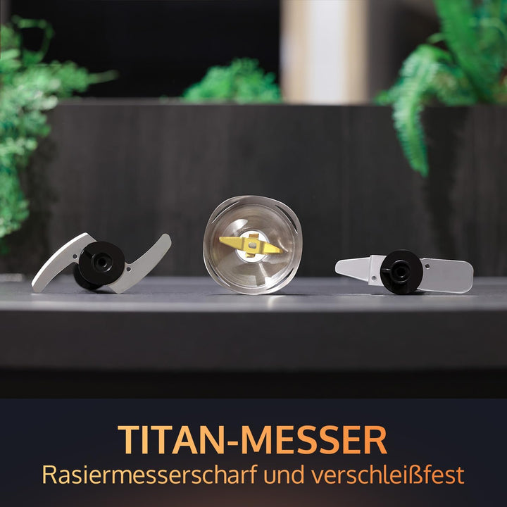 ForceBlend Stabmixer Set F2 - Extra langer XL-Mixfuss - Hochleistungsmixer 1500 Watt - Zerkleinerer