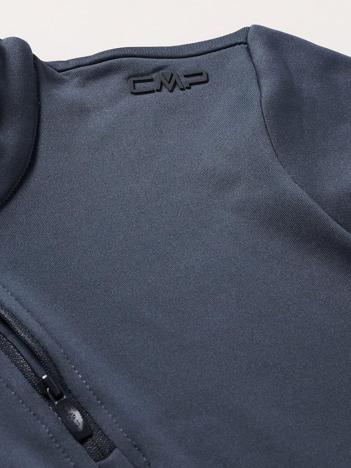 CMP Mädchen Stretch-Fleece-Oberteil für Kinder Shirt 104 Titan, 104 Titan