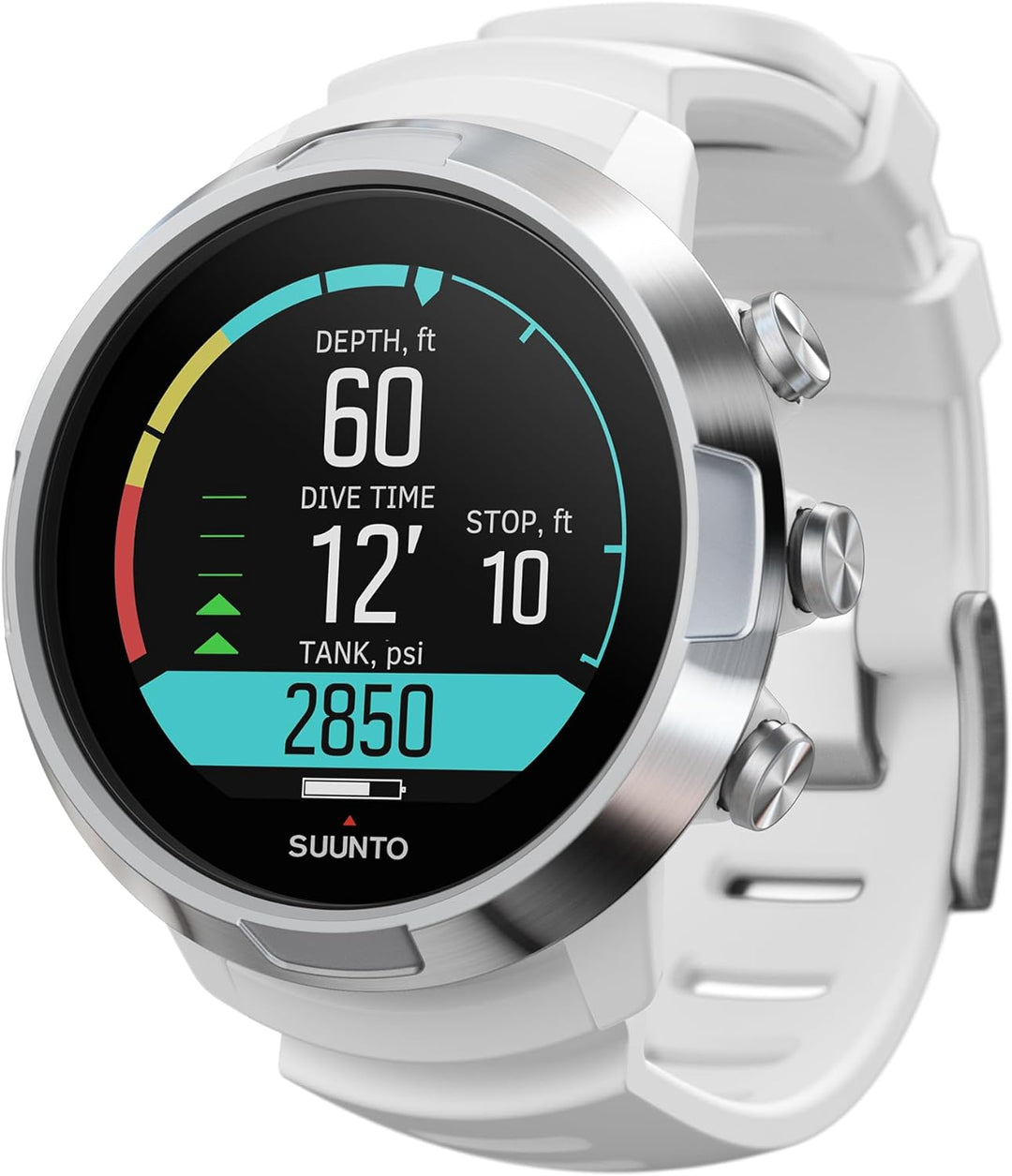 Suunto Dive D5 Tauchcomputer Weiss, Weiss