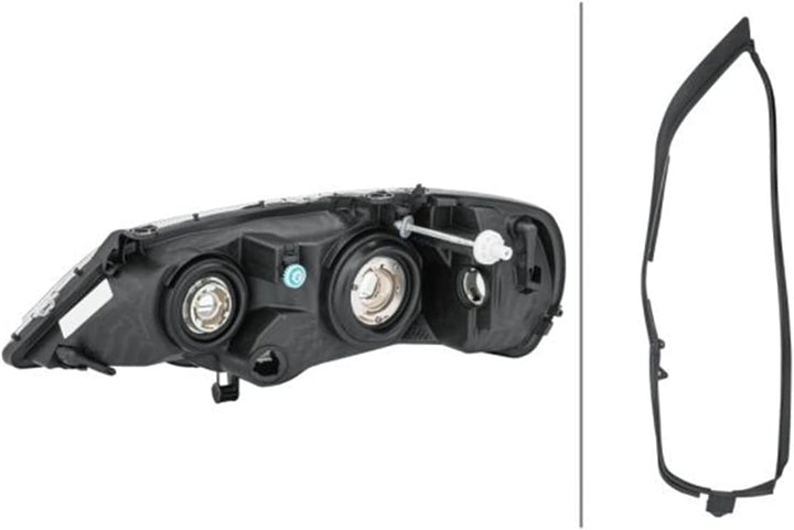 HELLA 1EG 007 640-321 Halogen-Hauptscheinwerfer - rechts - für u.a. Opel Astra G Hatchback (T98), re