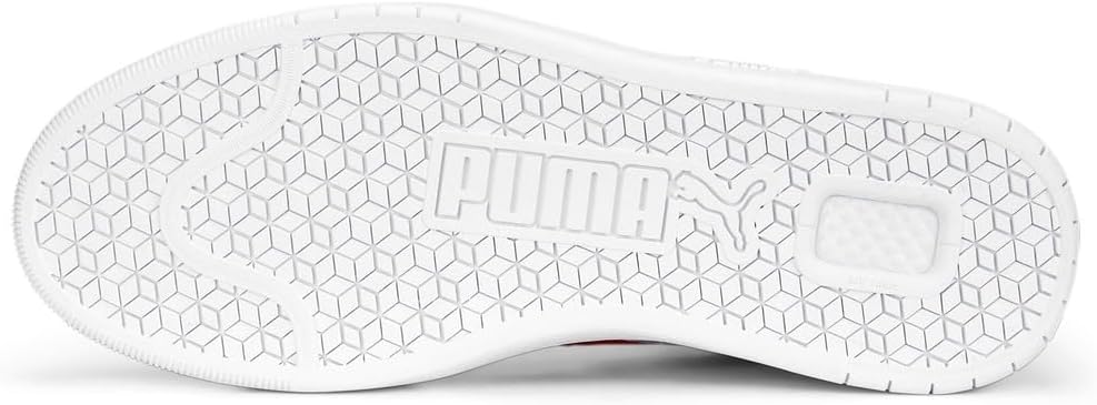 PUMA Herren Court Ultra Sneaker 40 EU Puma White For All Time Red Puma Gold, 40 EU Puma White For Al