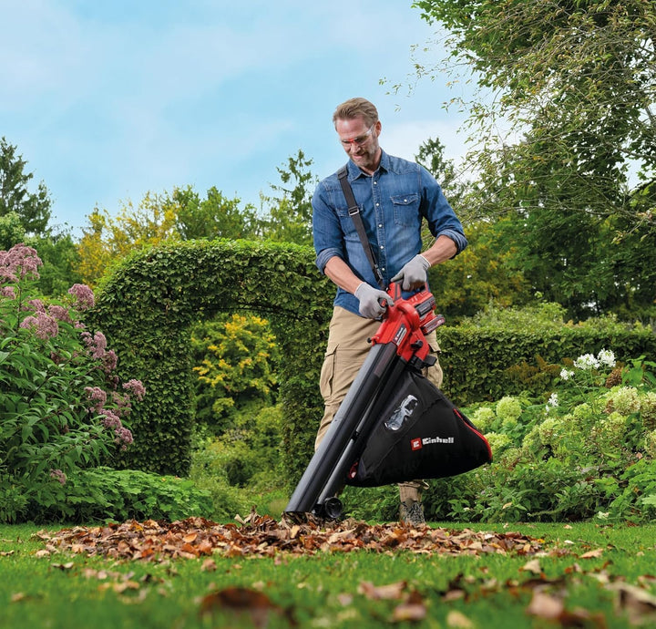 Einhell Akku-Laubsauger VENTURRO 18/210 Power X-Change (Li-Ion, 18 V, Saugleistung 500 m³/h, Fangsac