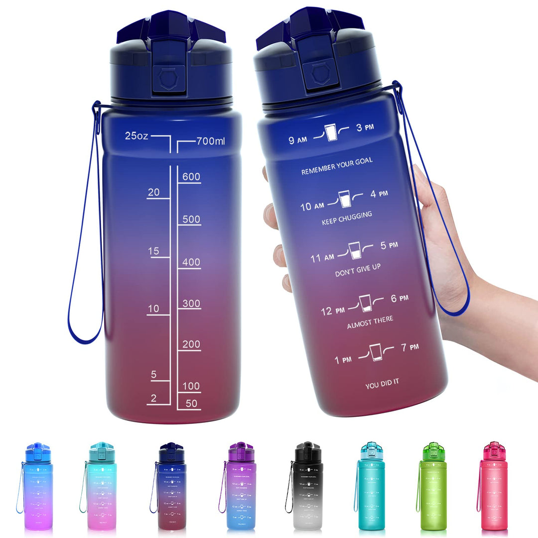 Zounich Trinkflasche Kinder Auslaufsichere 1L/700ml/500ml-BPA frei trinkflaschen Sport tritan Kunsts