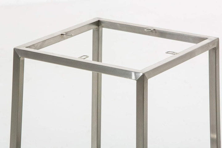 CLP Barhocker Montreal I Gepolsterter Barstuhl mit Stoffbezug I Tresenhocker mit Metallgestell, Farb