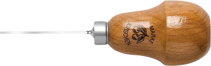"KIRSCHEN" Werkzeuge 5700000 | Zierschnitzeisen gebogen mit Birnenheft, 1,5mm, Stich 1 Stich 1 gebog
