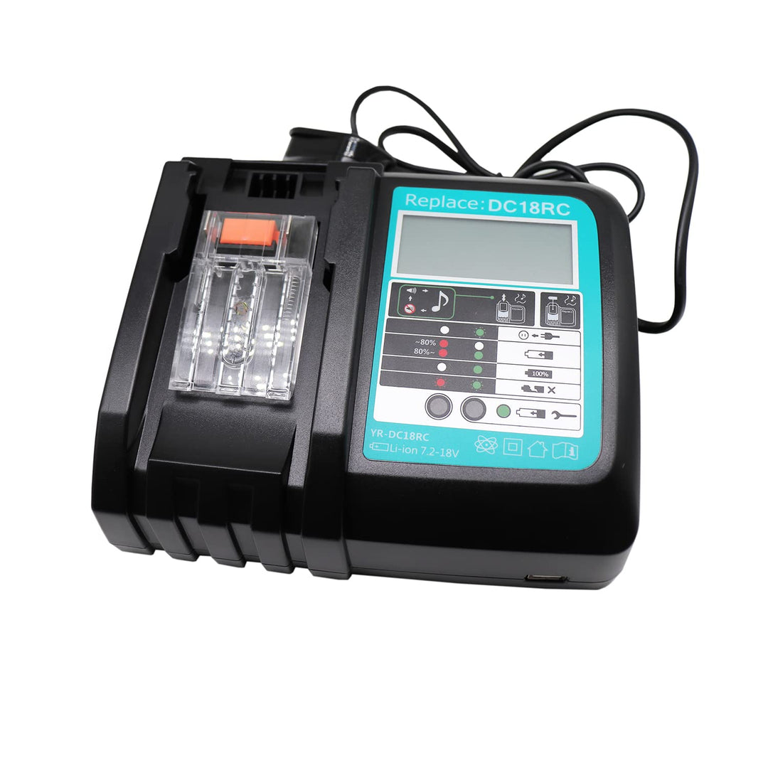 GOLEMON 3A 14.4-18V Ladegerät DC18RA DC18RC DC18RD DC18SC für 18V Makita BL1850 B BL1830 L1840B BL18