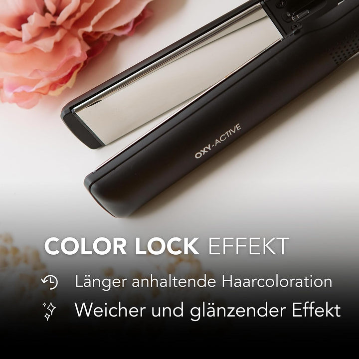 Gama Italy Professional Professionelles Glätteisen G-Style Oxy-Active mit Wide &amp; Long Heizelementen