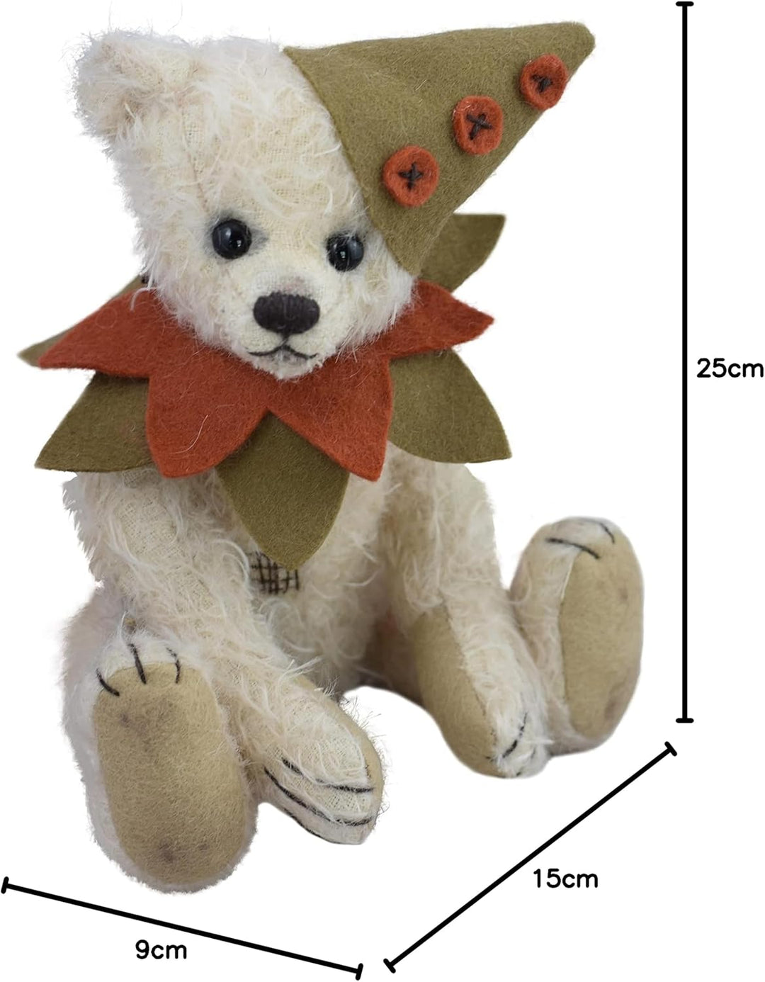 Clemens Mohair Teddy Bubi 25 cm limitiert Design: Anna Dazumal