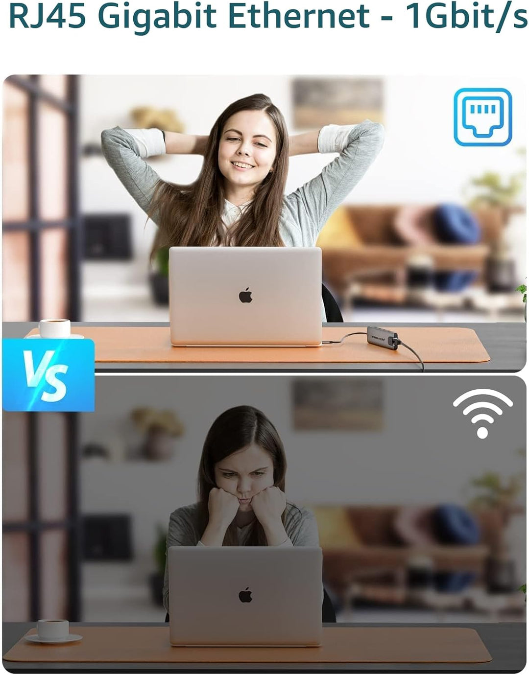 Lemorele USB C Hub -Docking Station 9 in 1 Aluminiumschale mit Gigabit Ethernet, 4K HDMI,100W PD,3 U