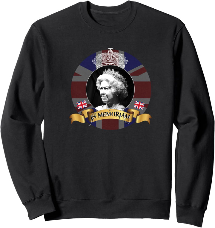 Queen Elizabeth porträt memoriam 1926 - 2022 VIP royal Sweatshirt