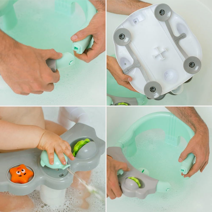 Interbaby - Badewannensitz Baby | Anti-Rutsch-Saugnapf-Befestigung | Bequemer, Sicherer, Ergonomisch