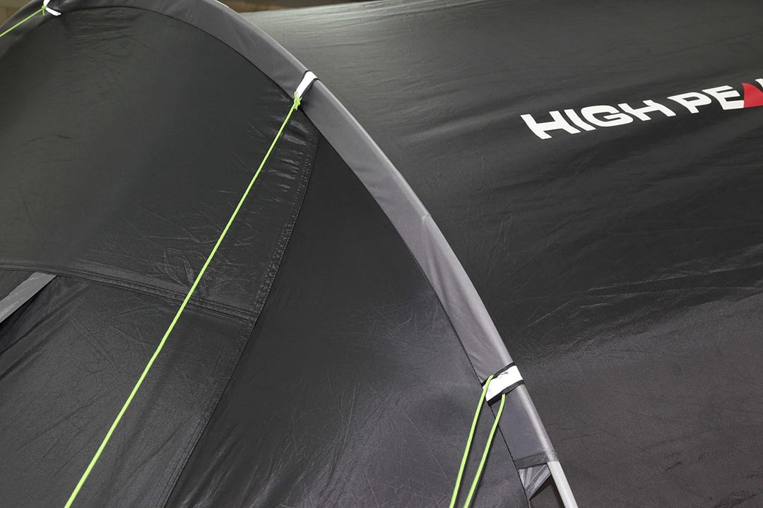 High Peak VIS-A-VIS Tunnelzelt Tauris 6, 6 Personen Campingzelt mit Stauraum und Zeltboden, grosses