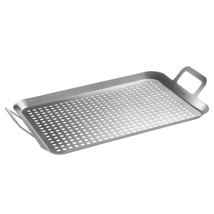 Westmark Grillpfanne flach & gross – Praktisch zum Grillen von Gemüse, Fleisch und anderen Leckereie