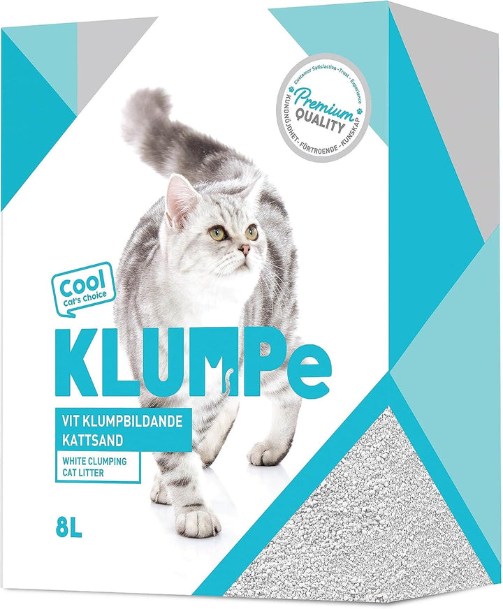Ultra kompakter weisser Katzensand - Klumpenbildend - Sand - Katzenstreu - Hochabsorbierend - Antiod