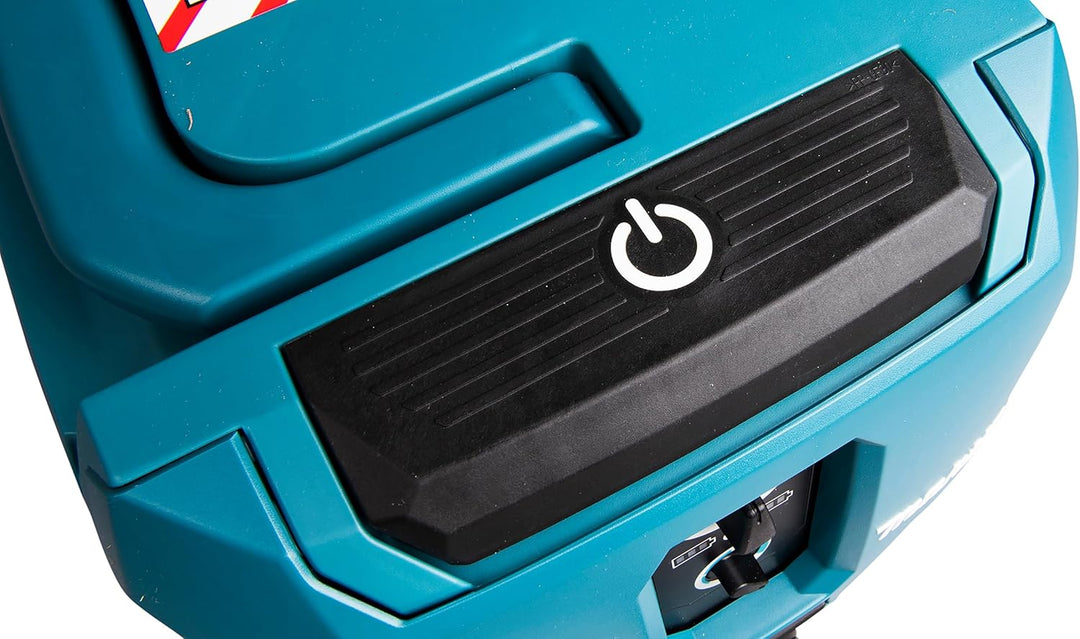 Makita VC003GLZ Akku-Staubsauger 15L 40V max. Nass+Trocken (ohne Akku, ohne Ladegerät), Petrol/Weiss