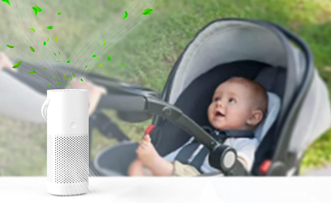 SOUCCESS PORTABLER LUFTREINIGER 7000-2-stufige Luftreinigung (HEPA 13 + Aktivkohle) Reinigen Sie Ihr