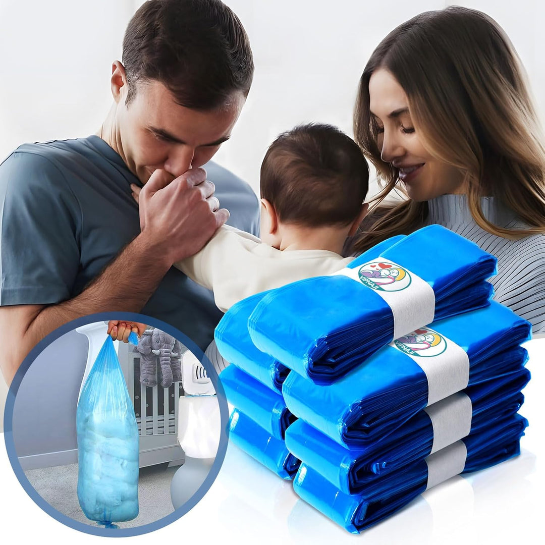 9 Pack Windeleimer Nachfüllkassetten, Baby Nachfüllfolie Windeleimer Kompatibel mit Modelle für Wind