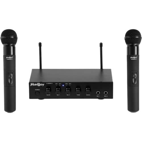 Madboy U-REMIX 2 Bluetooth Mixer & Wireless Karaoke Microphone Set