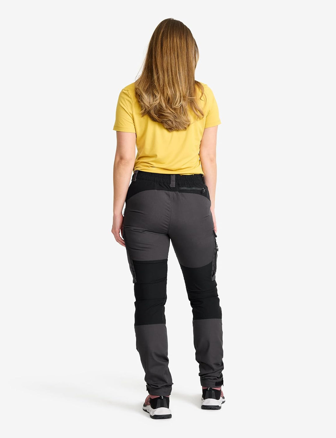 RevolutionRace Damen RVRC GP Pants, Hose zum Wandern und für viele Outdoor-Aktivitäten, Jet Black, L