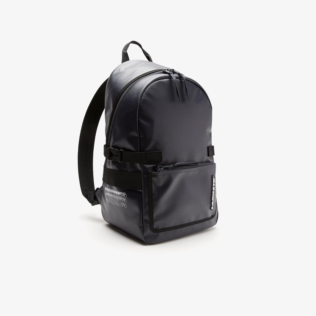 Lacoste-MEN BACKPACK-NH4264SB, BLEU NUIT NOIR, Taille unique, Bleu Nuit Noir
