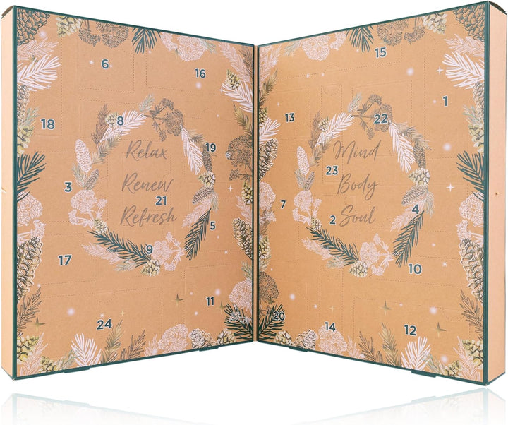 WINTER SPA Adventskalender für Frauen 2024 - XXL Wellness Adventskalender für Damen - Körperpflege
