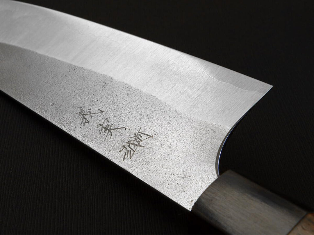 Profi Koch-Messer BUNKA Yoshimi Kato Nashiji. Klingen-Länge 16cm. Aogami super, 3 Lagen, hand-geschm