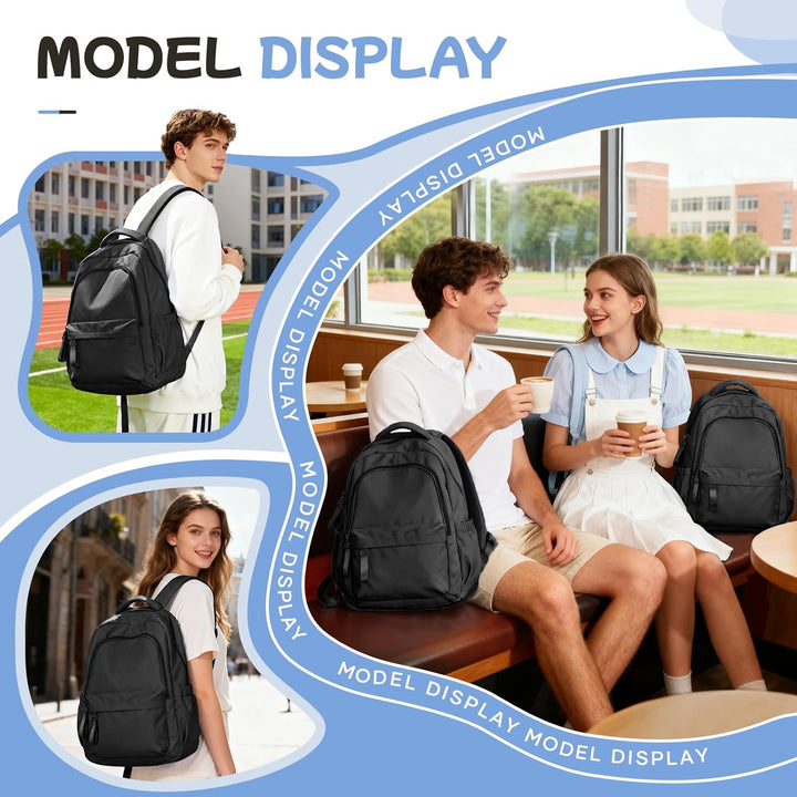 Schulrucksack Damen,Causal Schultasche Mädchen Teenager, Laptop Rucksack Damen Schulmädchen Casual T