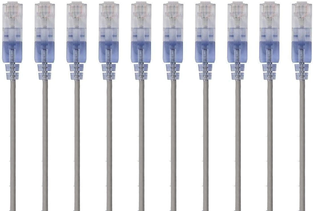 Monoprice Cat6A Ethernet-Patchkabel – 152 cm – Blau | Netzwerkkabel – RJ45, 550 MHz, UTP, reiner bla