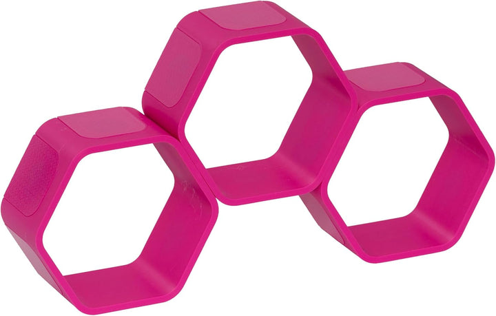 Regal für Hörfiguren (z.B. Tonie Figuren) - 3D Druck - Modulares Design (Magenta, Basic) Magenta Bas