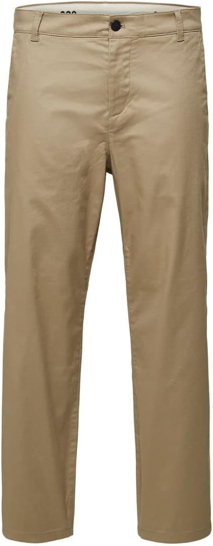 Selected Homme Loose 220 Flex Pants 30 Chinchilla, 30 Chinchilla