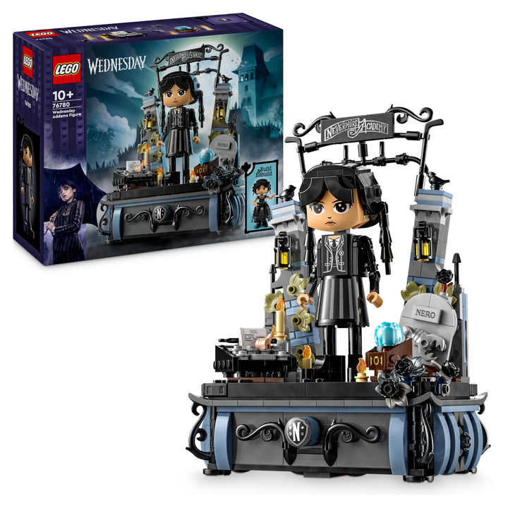 LEGO Wednesday: Wednesday Addams Baufigur, Set zum Sammeln für Kinder, Spielzeug zum Umbauen mit Ele