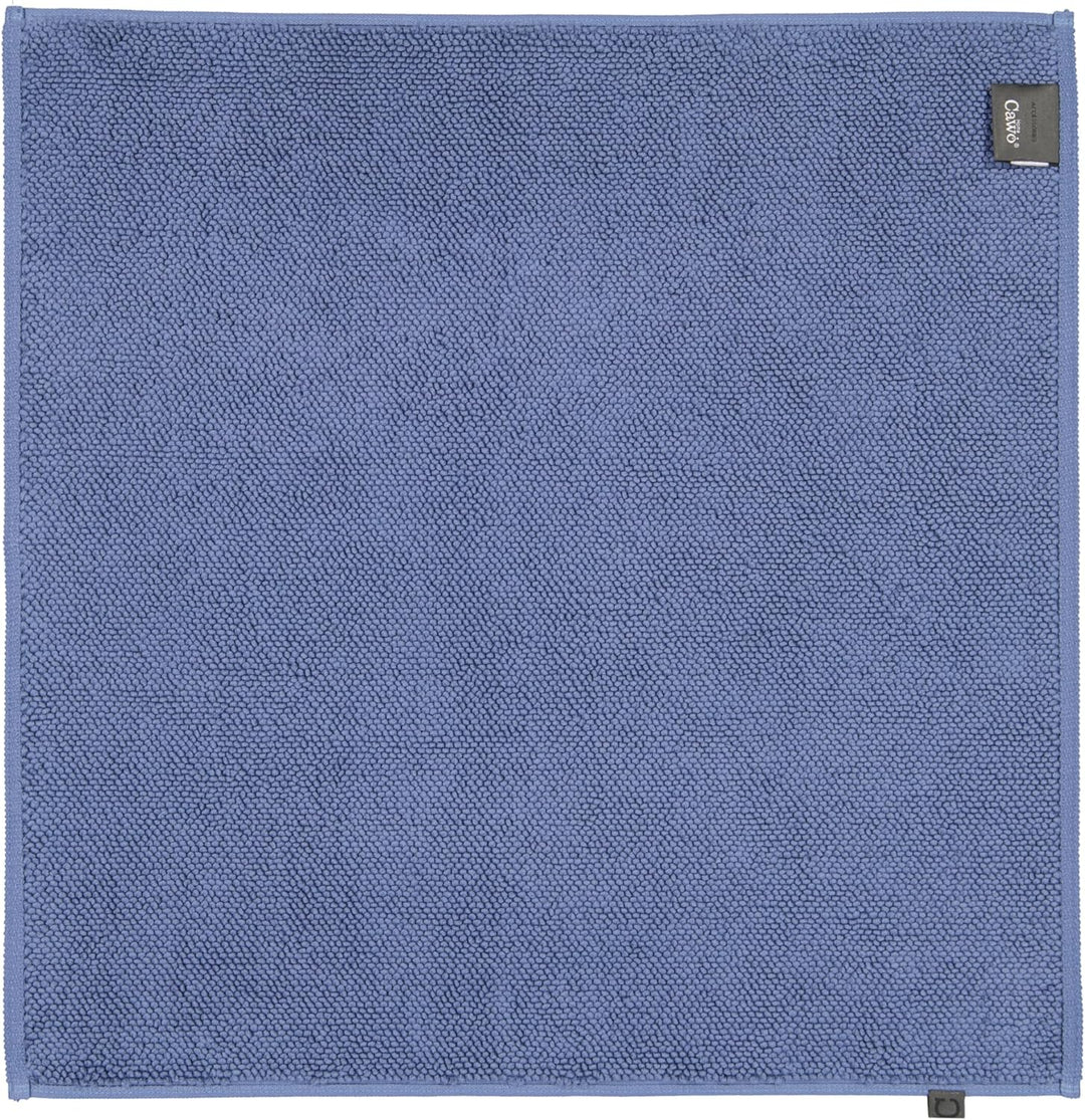Cawö Badteppiche Loop 1007 Nachtblau - 111 60x60 cm, 60x60 cm