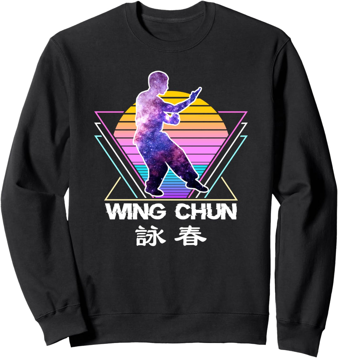 Wing Chun Chinese Martial Art Retro Vintage Vaporwave 90s Sweatshirt