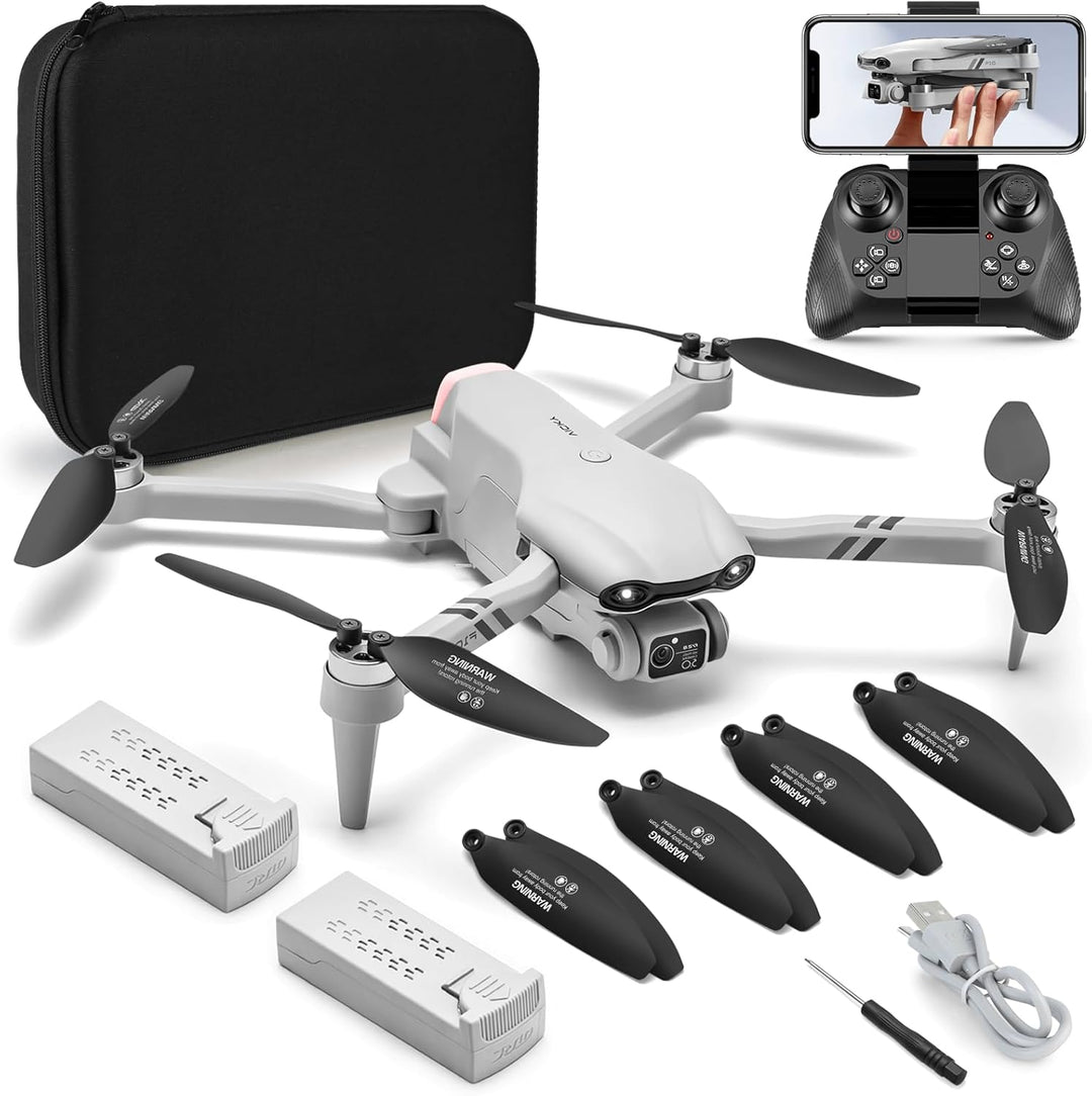 Jiakora Drohne mit Kamera für Kinder und Erwachsene, WiFi FPV Bürstenlosem Motor RC Drohne, Quadcopt
