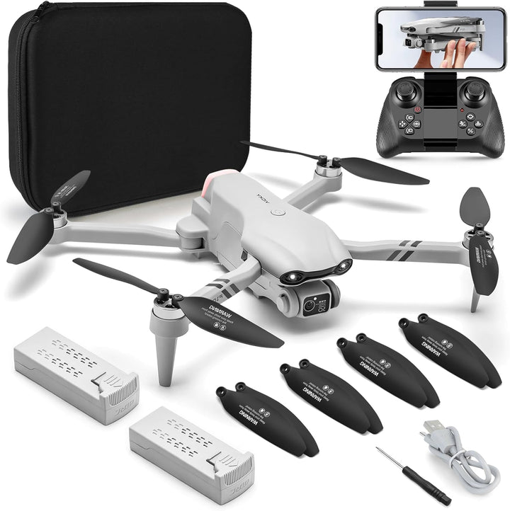 Jiakora Drohne mit Kamera für Kinder und Erwachsene, WiFi FPV Bürstenlosem Motor RC Drohne, Quadcopt