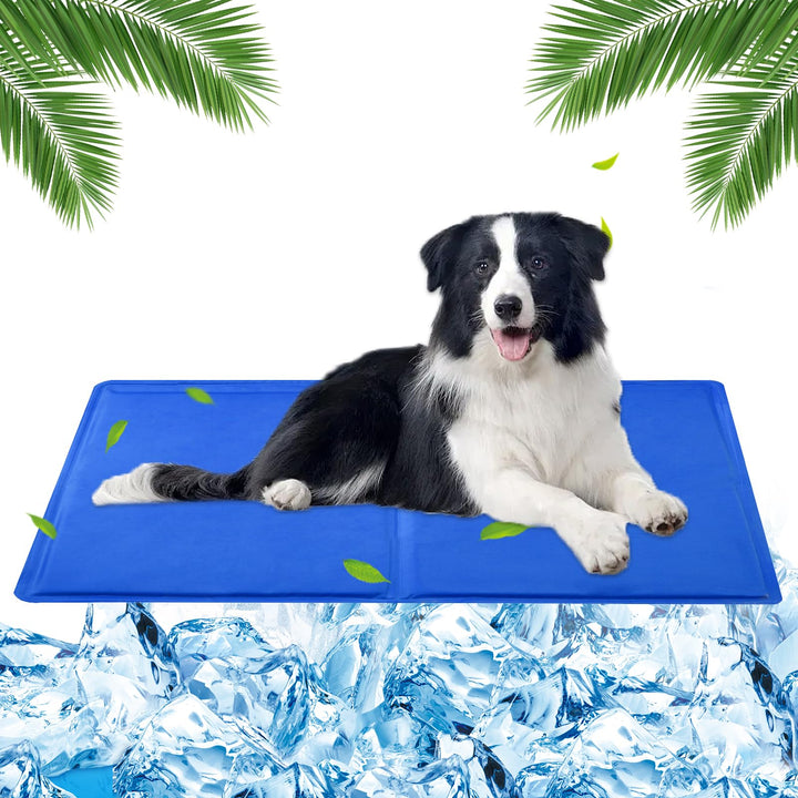 Kühlmatte Hund 65 x 50cm Kühlmatte für Hunde Kühlmatte mit Ungiftiges Gel, Kühlmittel Hund Kühlmatte