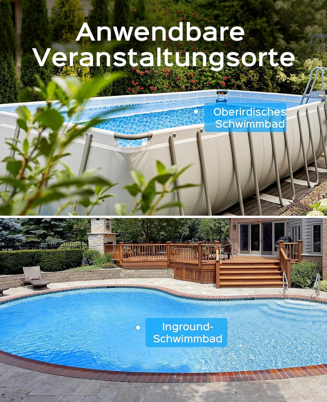 WYBOT Poolroboter Automatische mit Leistungsstarke Reinigung, Poolsauger Boden Geeignet für Flachem